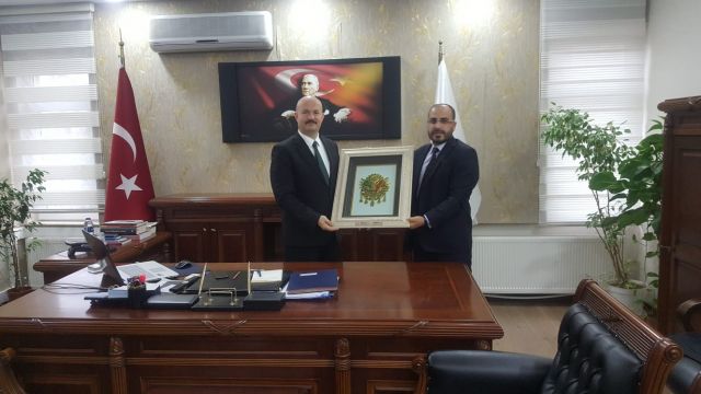 DİN GÖREVLİLERİ SİNCAN KAYMAKAMINI ZİYARET ETTİ