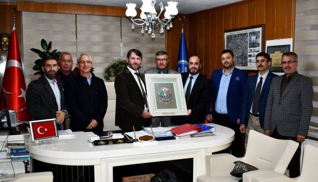 DAHİMDER'DEN SİNCAN İLÇE MÜFTÜSÜ MEVLÜT TOPÇU'YA ZİYARET...